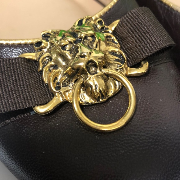 SOLD Lilly Pulitzer Chocolate Leather Ballet Flats - Picture 3 of 8